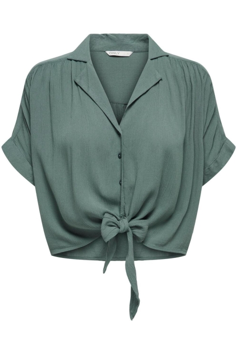 Only onlpaula life s/s tie shirt wvn noo